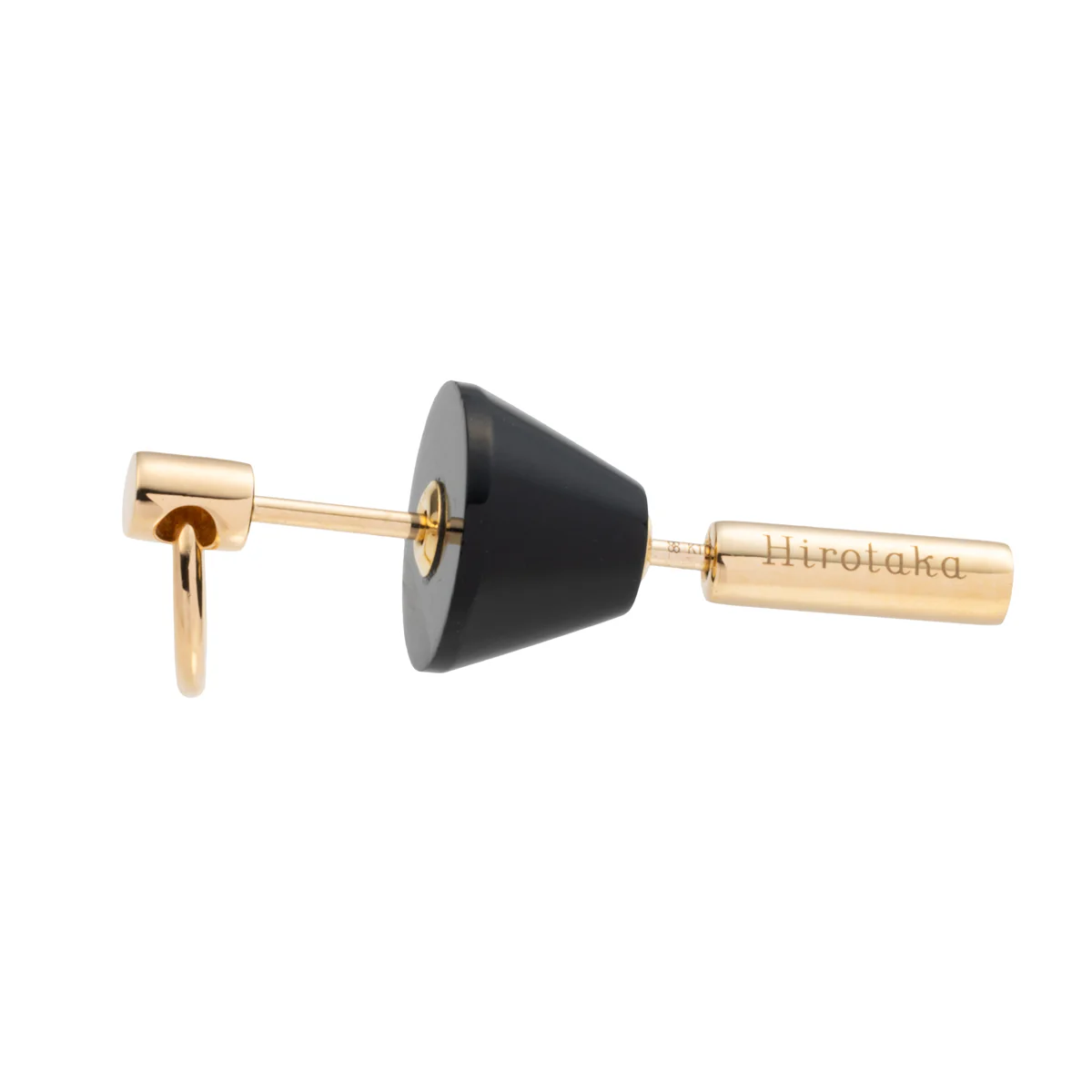 SPEAR Door Knocker Earring Small size, Onyx - Image 3