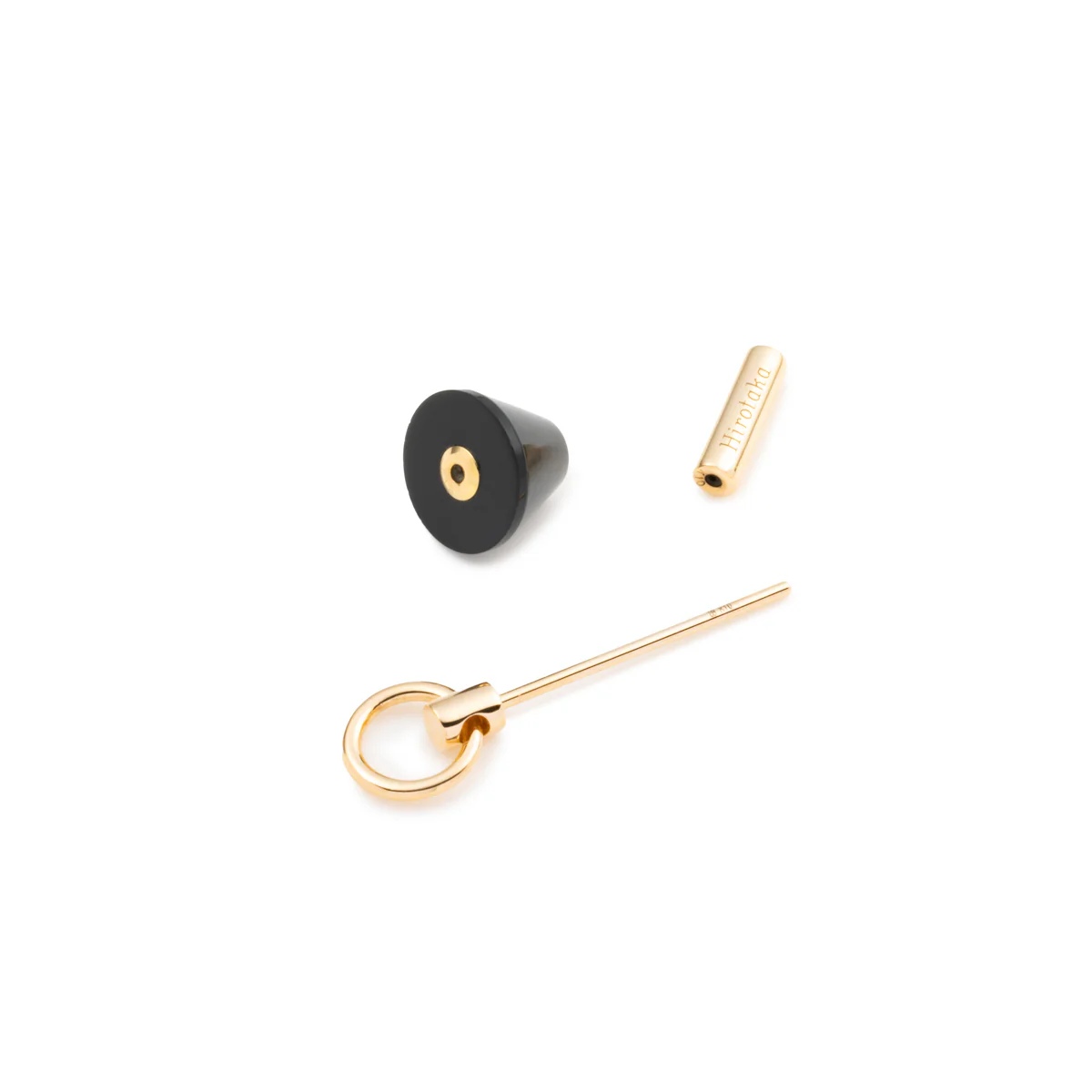 SPEAR Door Knocker Earring Small size, Onyx - Image 4