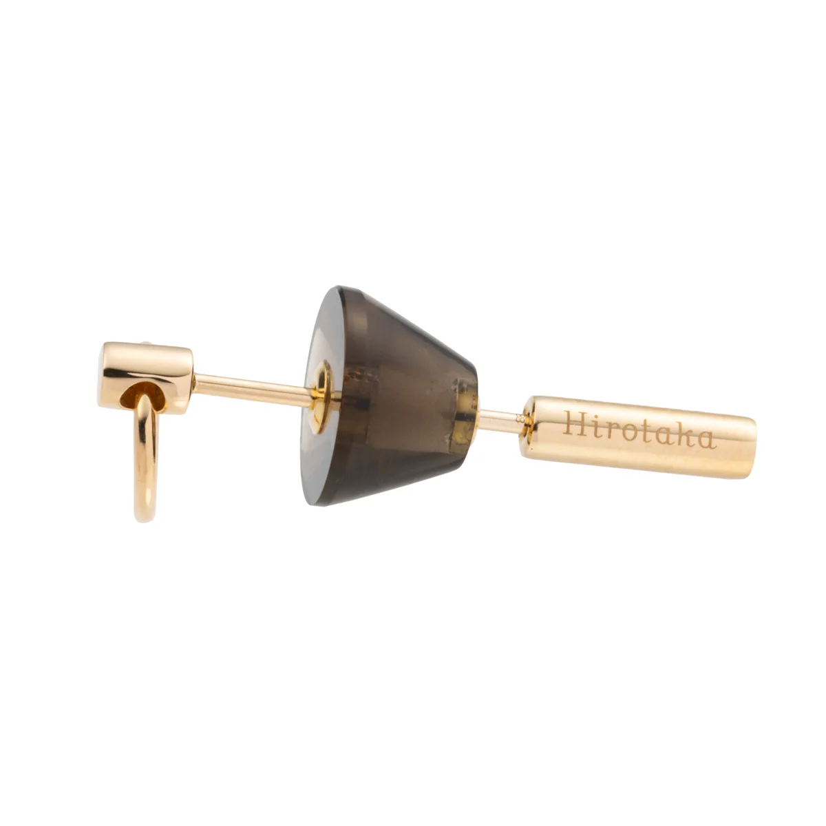 SPEAR Door Knocker Earring Small size, Smoky Quartz - Image 3