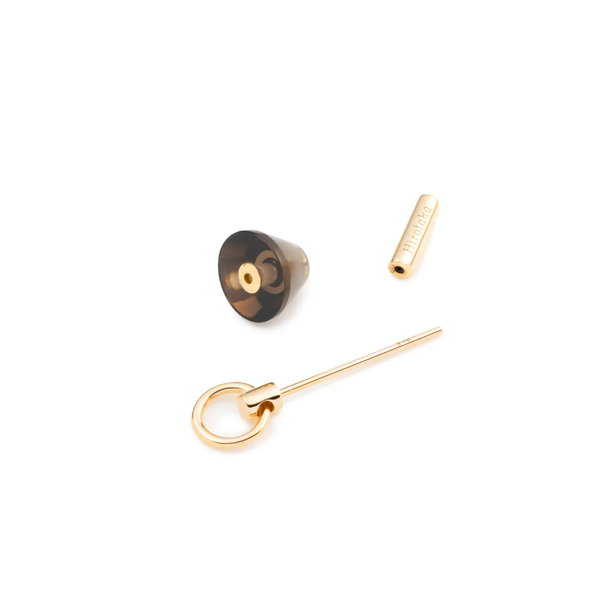 SPEAR Door Knocker Earring Small size, Smoky Quartz - Image 5