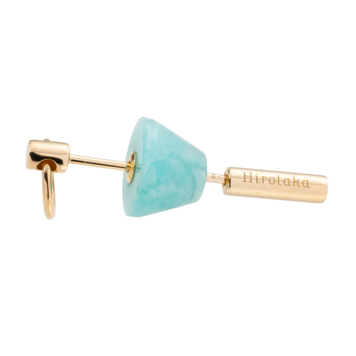 SPEAR Door Knocker Earring Small size, Amazonite - Image 3
