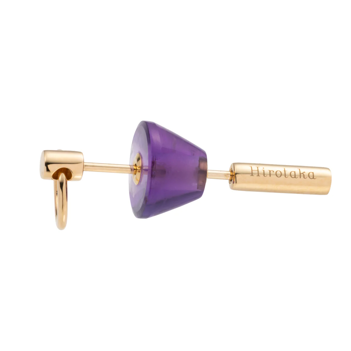 SPEAR Door Knocker Earring Small size, Amethyst - Image 3