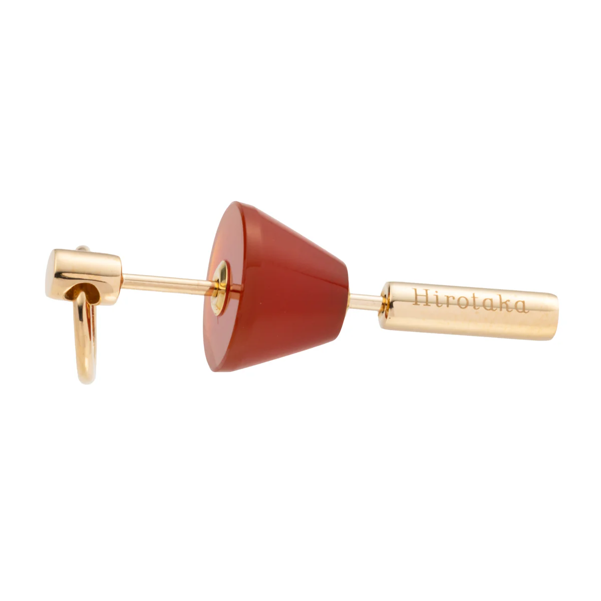 SPEAR Door Knocker Earring Small size, Carnelian - Image 3