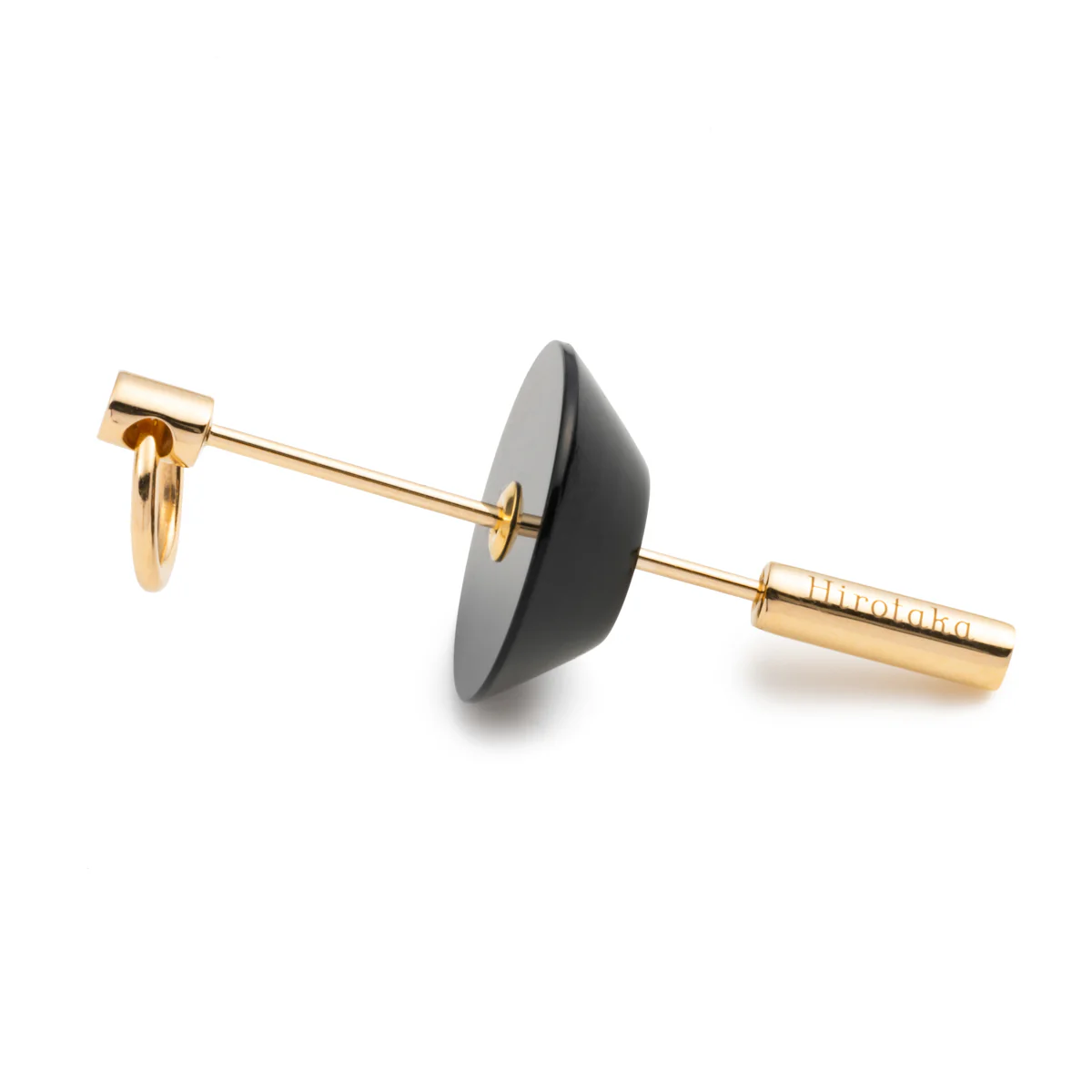 SPEAR Door Knocker Earring Medium size, Onyx - Image 3