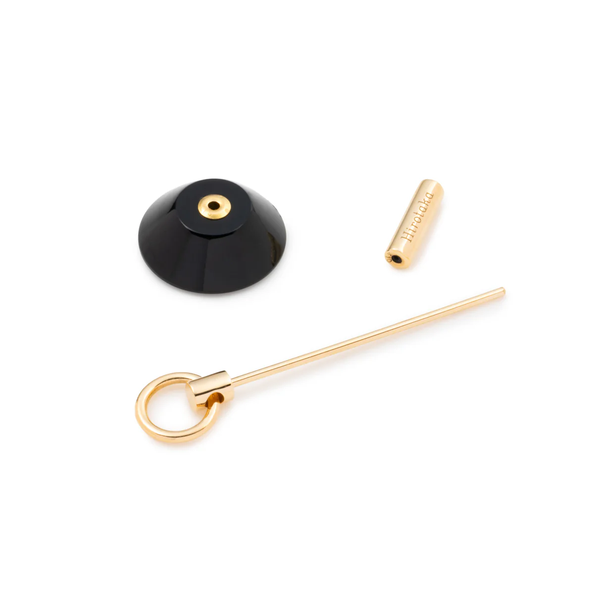 SPEAR Door Knocker Earring Medium size, Onyx - Image 4