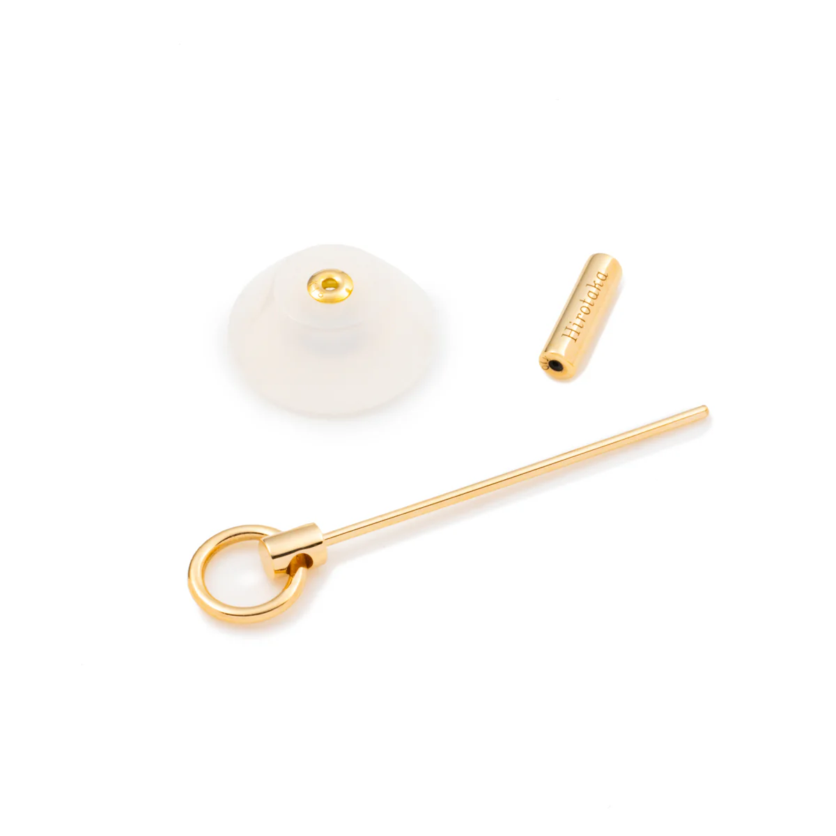SPEAR Door Knocker Earring Medium size, White Chalcedony - Image 4