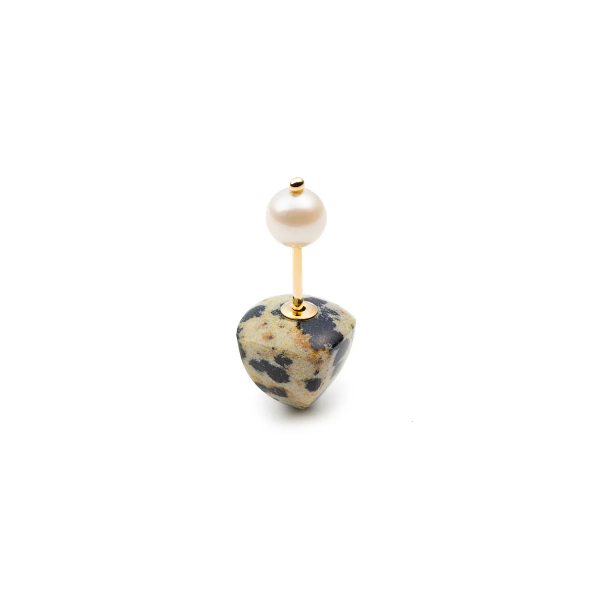 BIRD OF PARADISE Micro Spear  Akoya Pearl Earring - Image 10