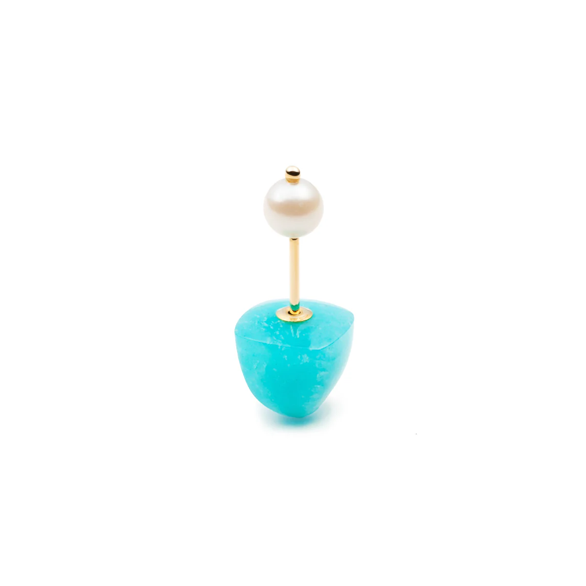 BIRD OF PARADISE Micro Spear  Akoya Pearl Earring - Image 12