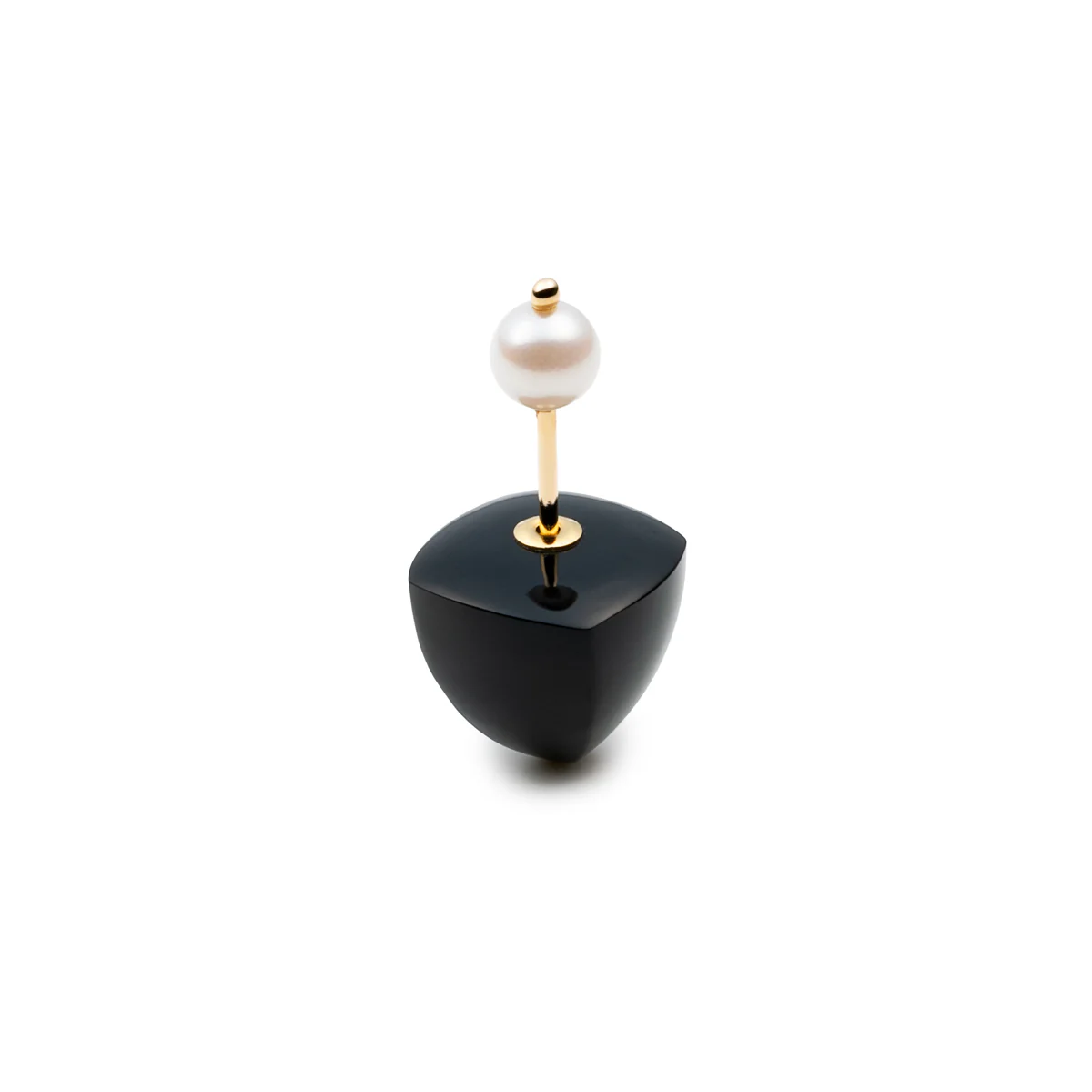 BIRD OF PARADISE Micro Spear  Akoya Pearl Earring - Image 2