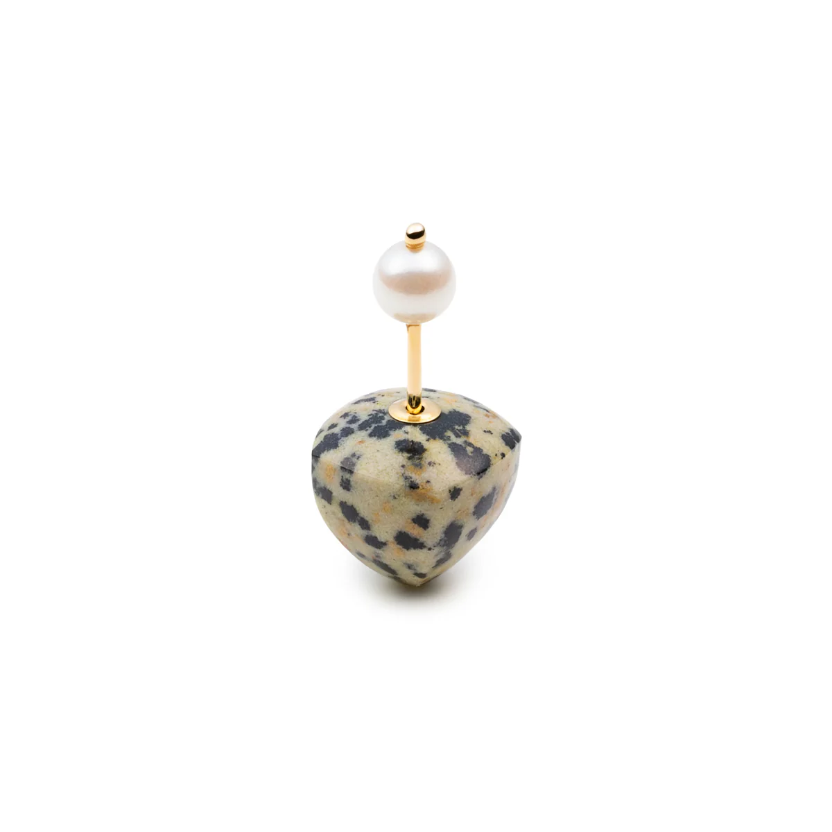 BIRD OF PARADISE Micro Spear  Akoya Pearl Earring - Image 5