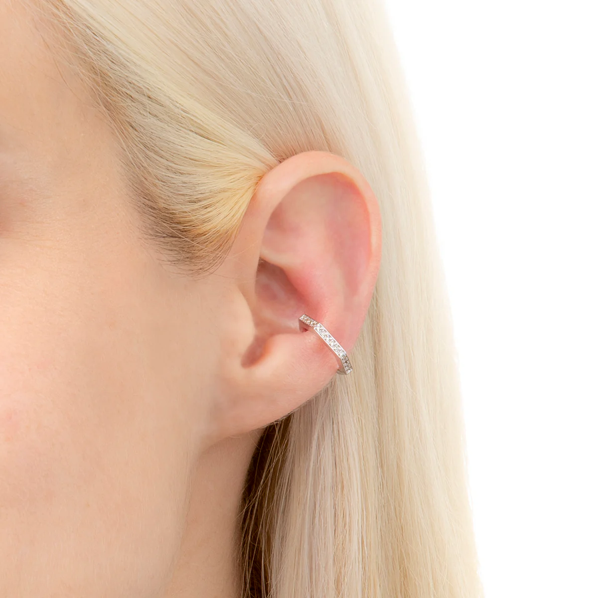 MANHATTAN Octagon Diamond Ear Cuff Small size - Image 2
