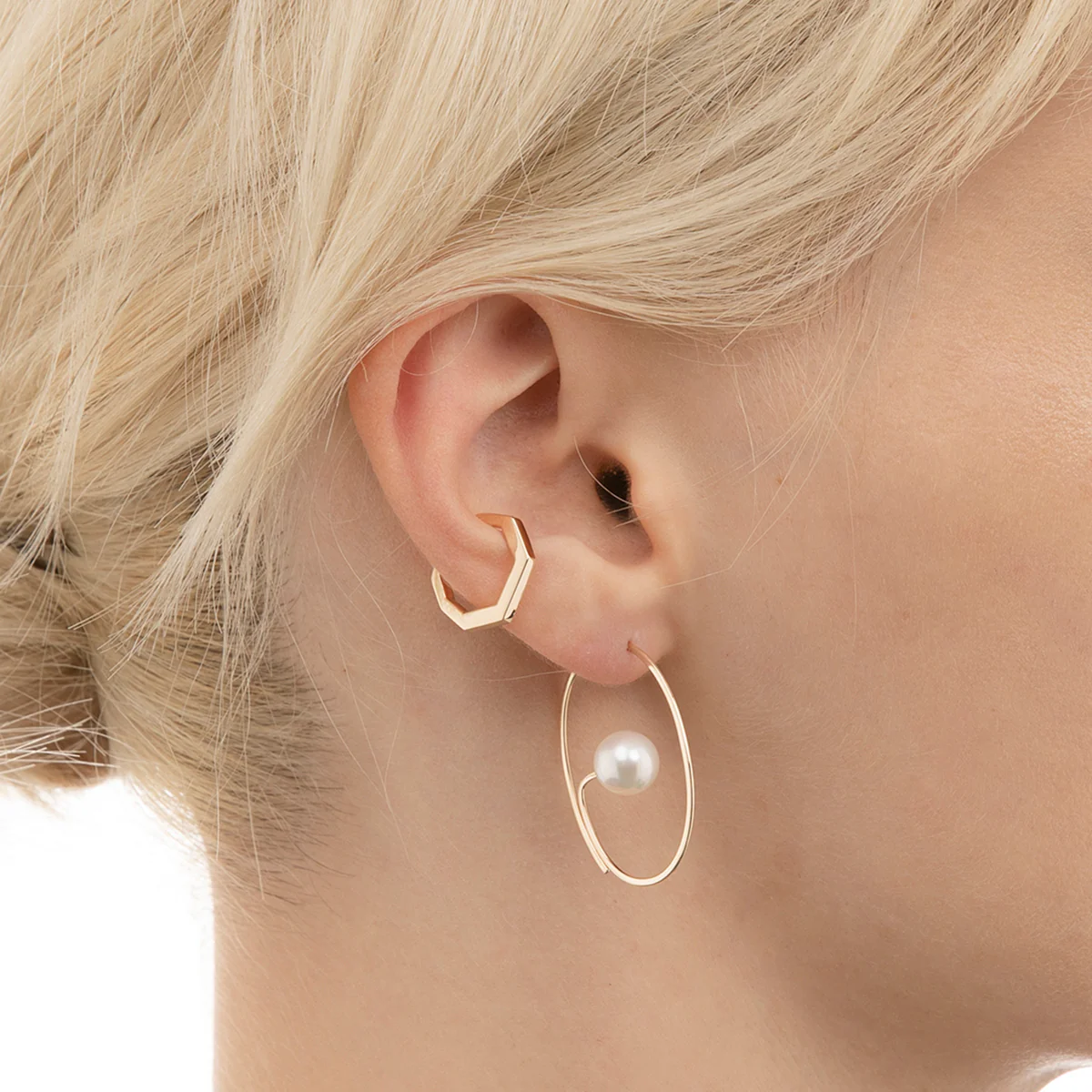 MANHATTAN Octagon Ear Cuff Small size - Image 5
