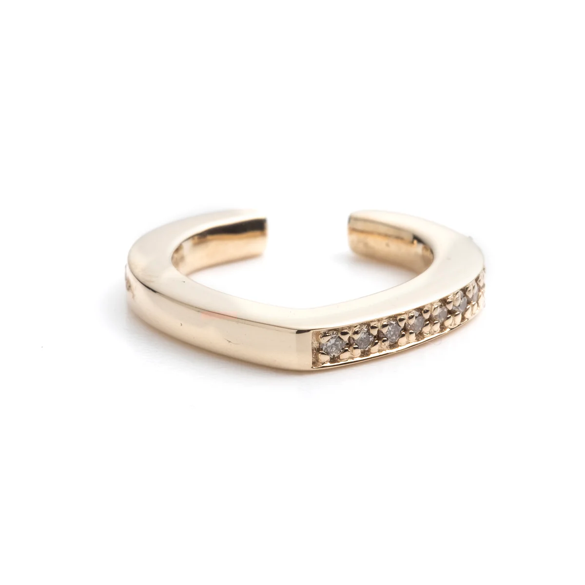 MANHATTAN Diamond Ear Cuff Small size - Image 3