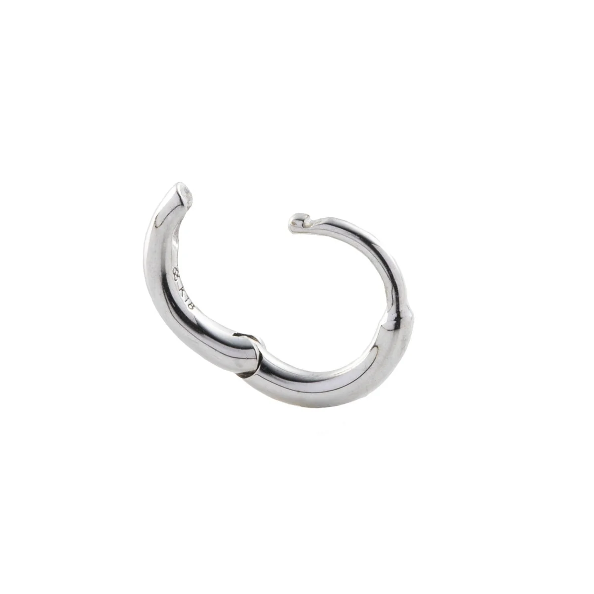 18K MANHATTAN Hoop Earring Small size - Image 3