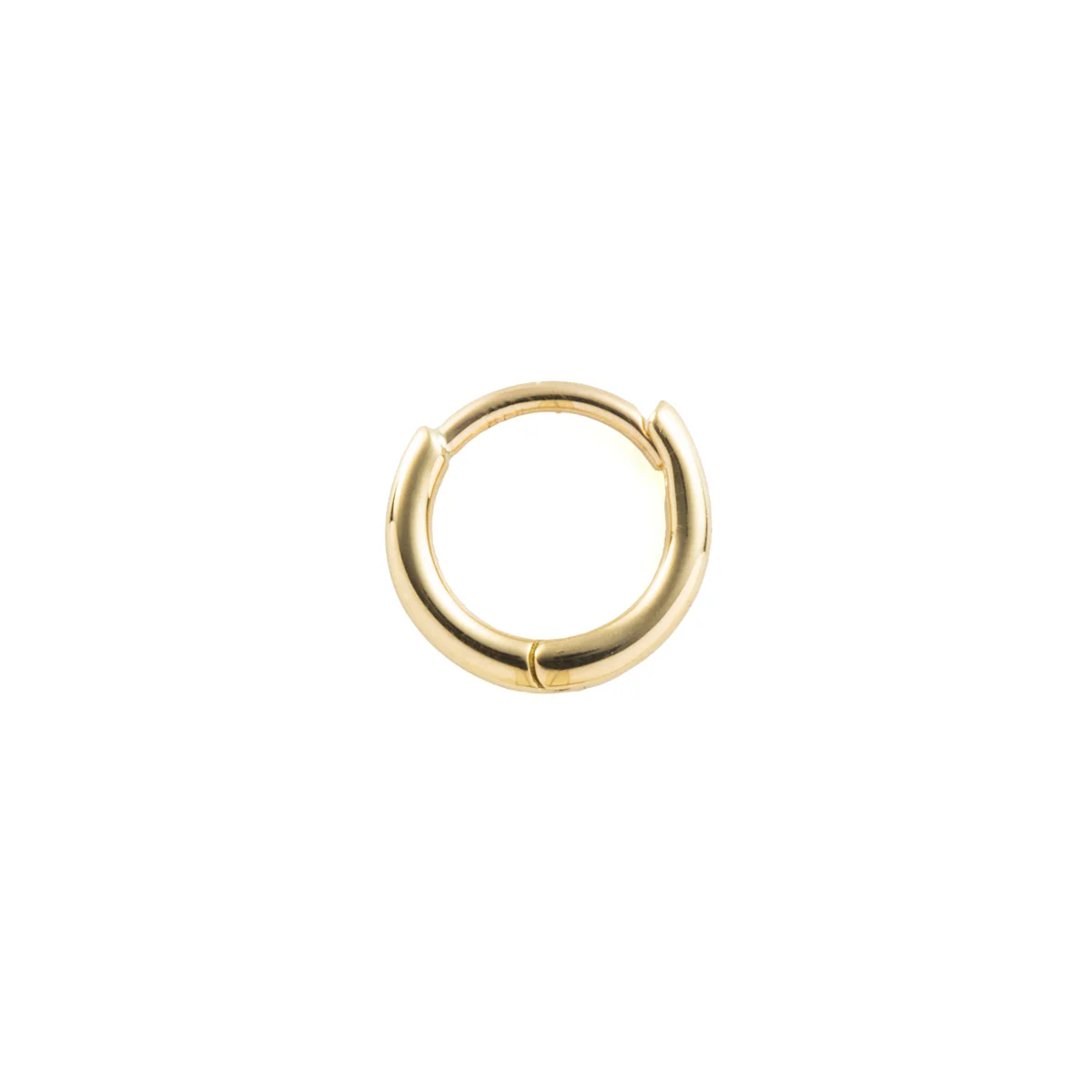 18K MANHATTAN Hoop Earring Extra Small size - Image 3