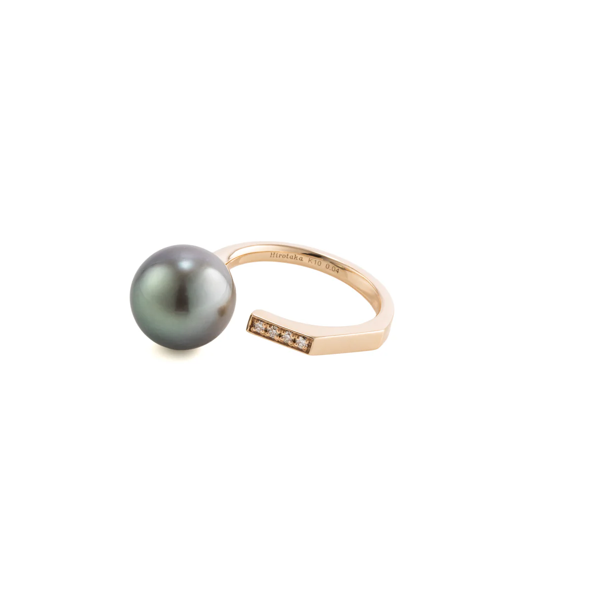 MANHATTAN Tahiti Pearl Diamond Cuff Ring - Image 4