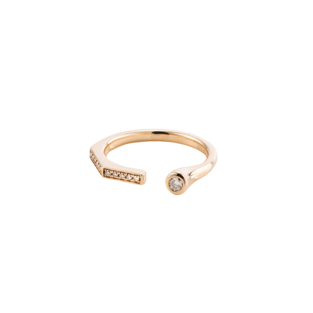 【Made-To-Order】MANHATTAN Diamond Cuff Ring - Image 3