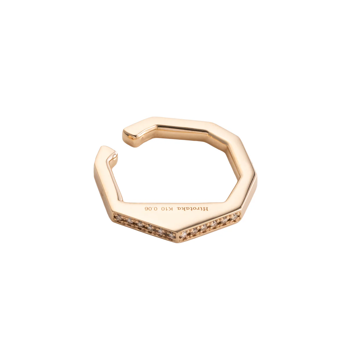 MANHATTAN Diamond Ear Cuff - Image 3