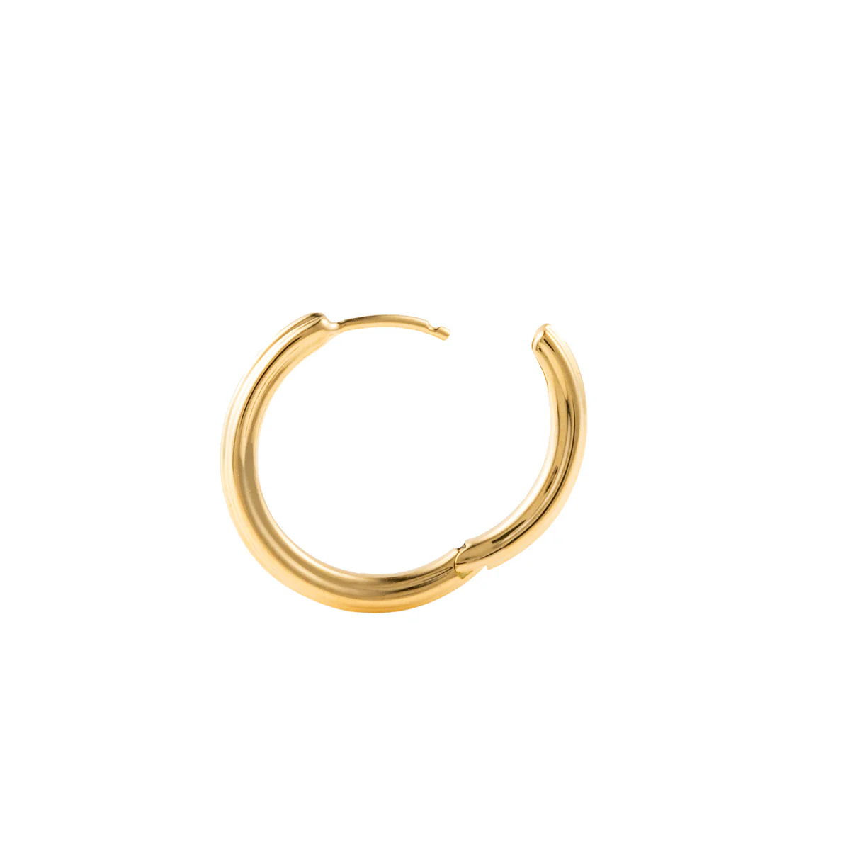 18K DUNE Huggie Earring Large size - Image 4