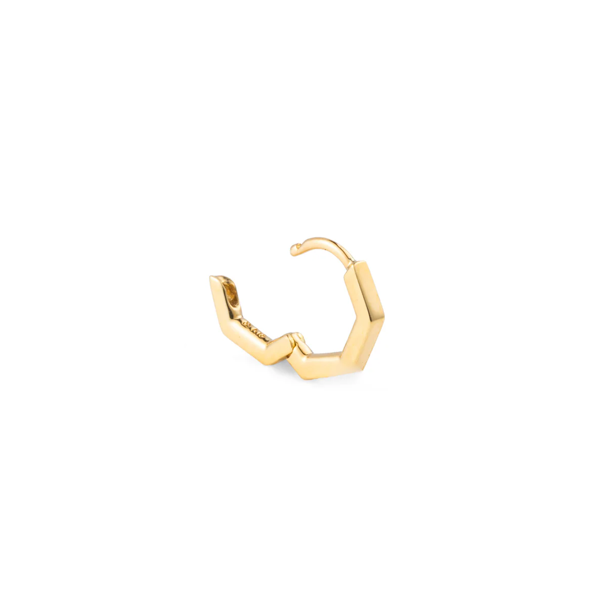 18K MANHATTAN Octagon Earring - Image 4
