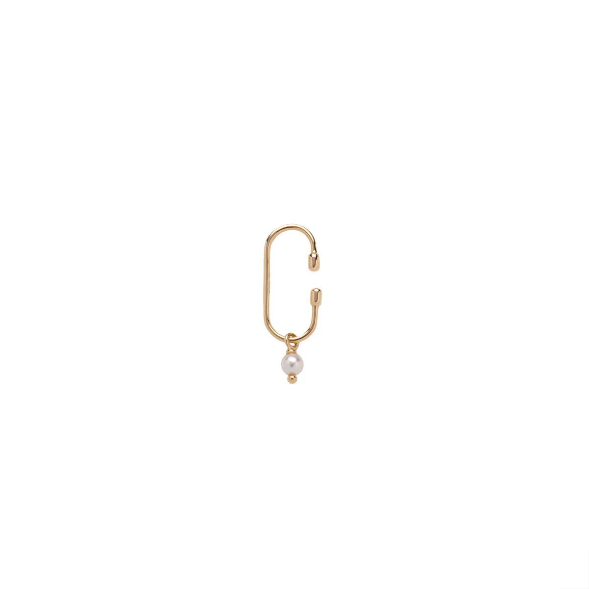 MIRÓ Akoya Pearl Ear Cuff Small size - Image 4