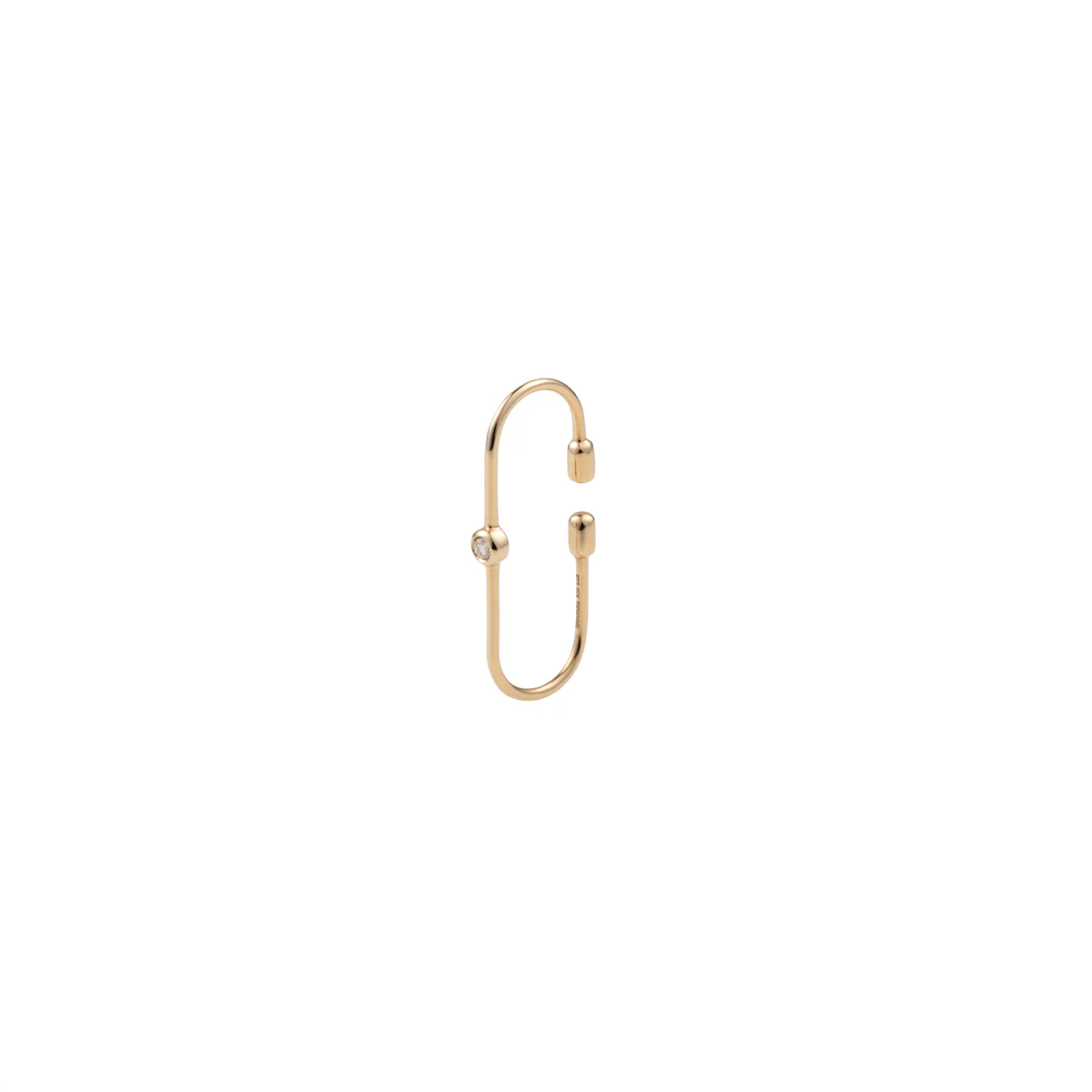 MIRÓ Diamond Ear Cuff Medium size - Image 3