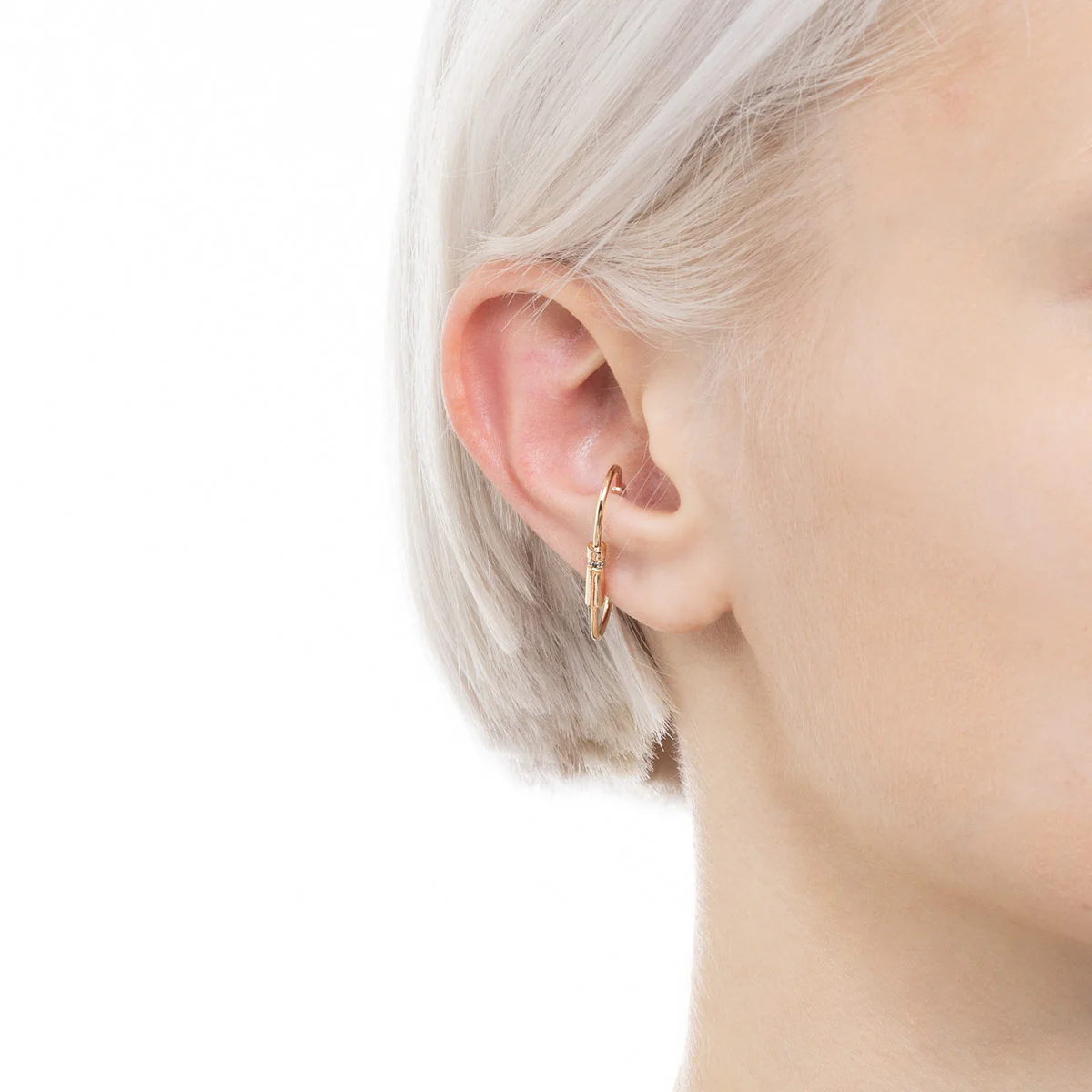 MIRÓ Diamond Ear Cuff Medium size - Image 5