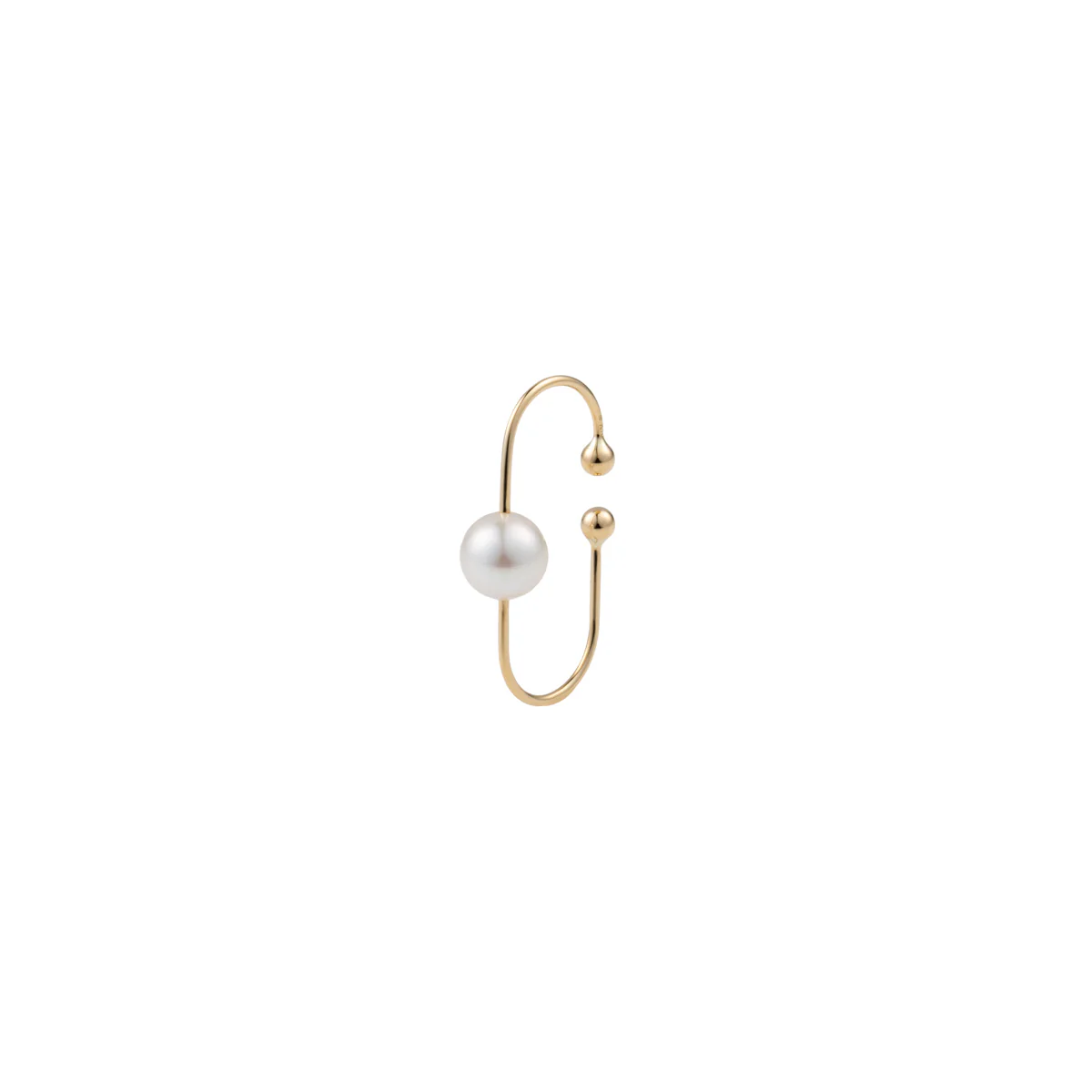 MIRÓ Akoya Pearl Ear Cuff Medium size - Image 3