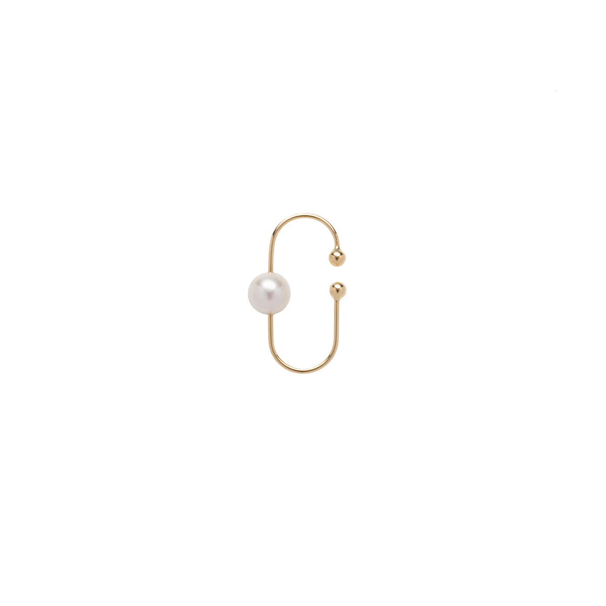 MIRÓ Akoya Pearl Ear Cuff Medium size - Image 4