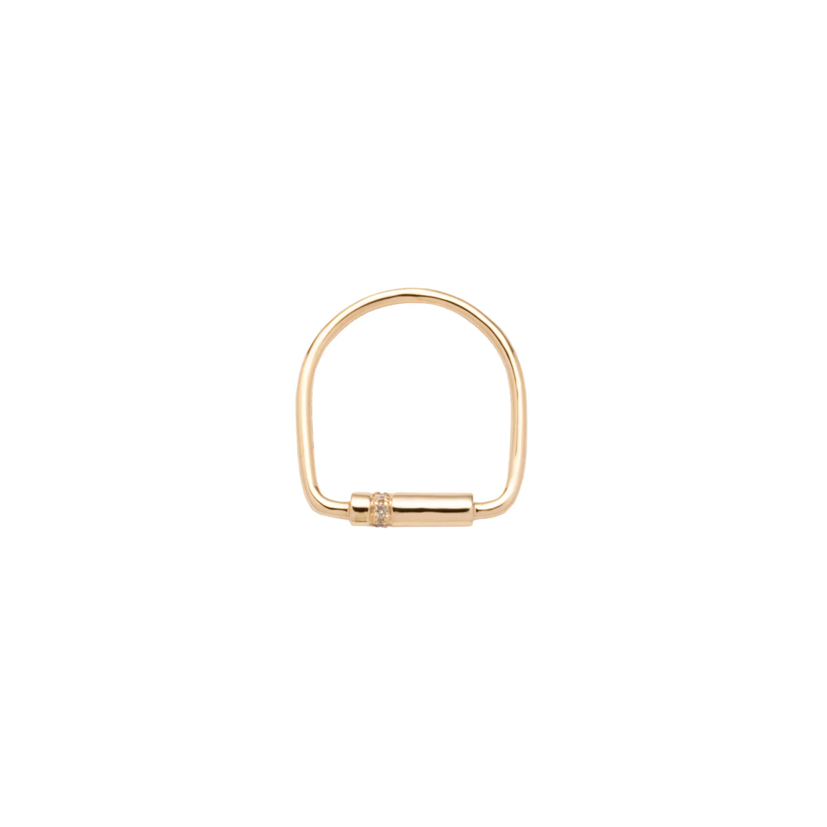 MIRÓ Diamond Cylinder Ring - Image 4