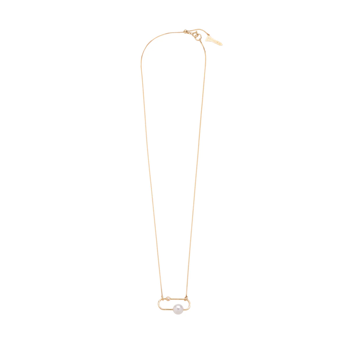 MIRÓ Diamond Akoya Pearl Necklace - Image 4