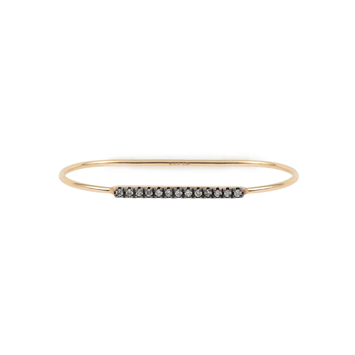 MIRÓ Diamond Double Finger Ring Black Ruthenium Plated - Image 3