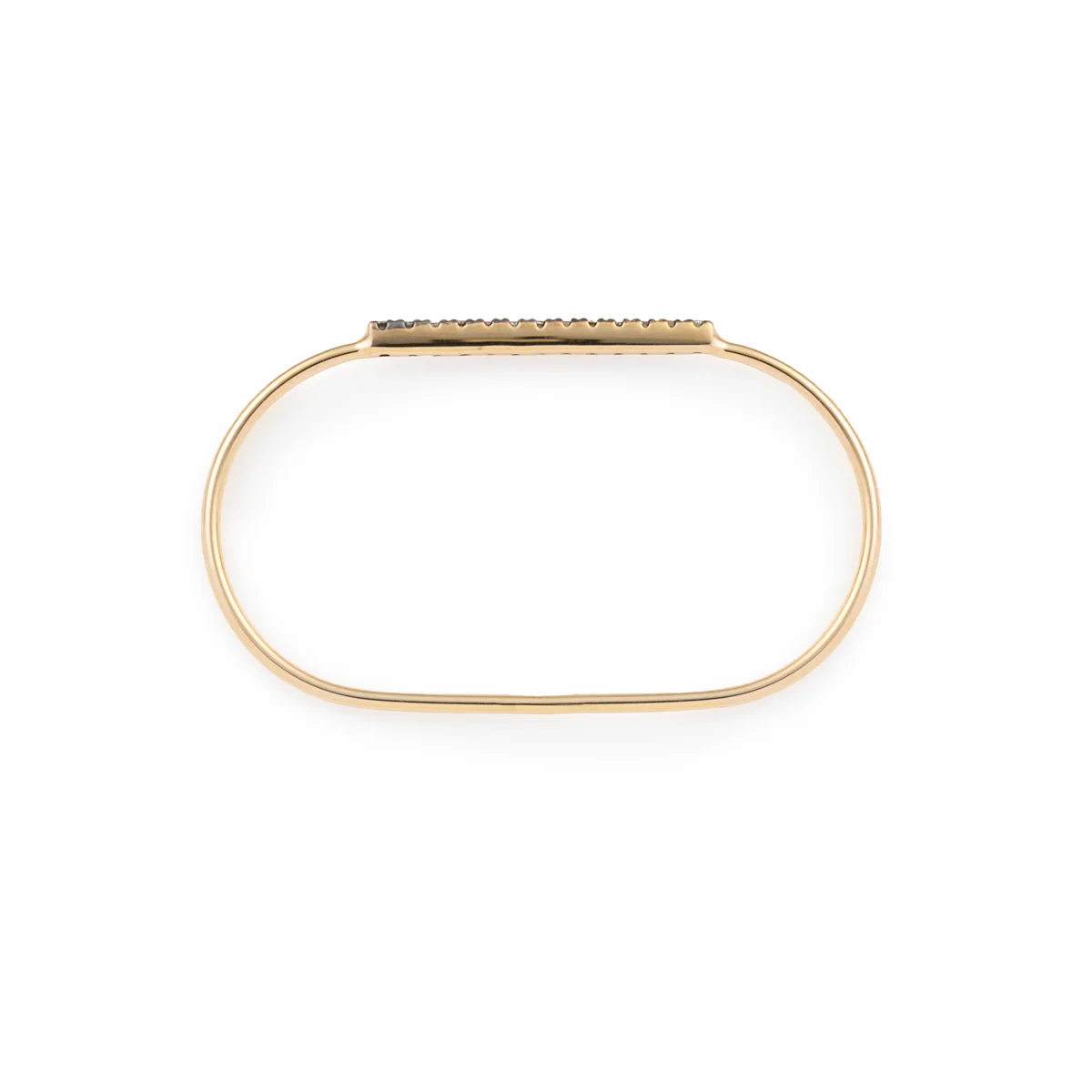 MIRÓ Diamond Double Finger Ring Black Ruthenium Plated - Image 4