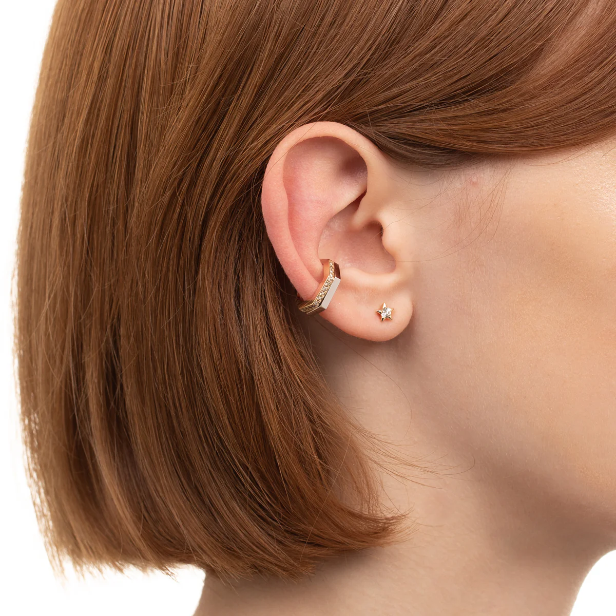 ALL ABOUT BASICS Diamond Stud Earring - Image 5