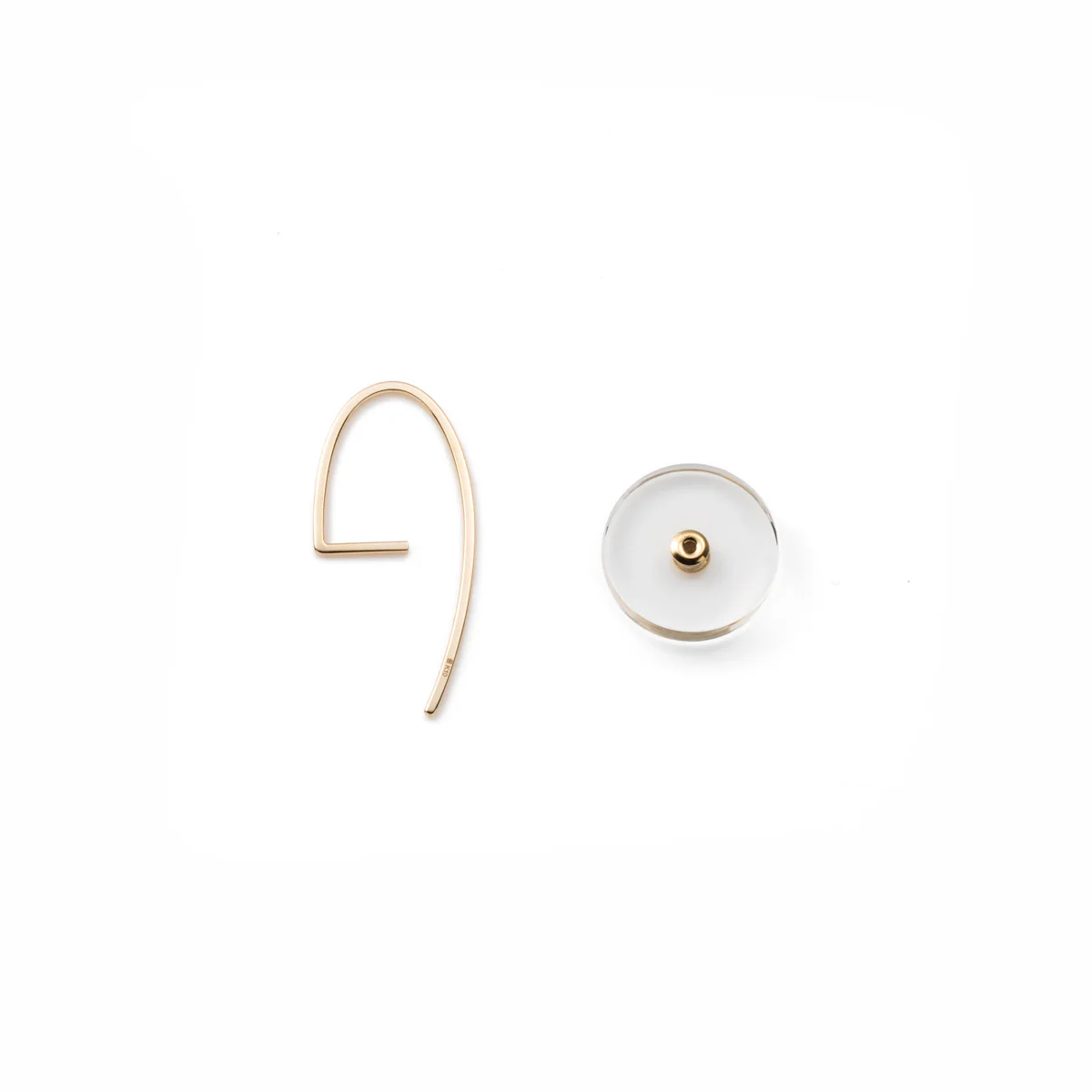 ORBITAL Quartz Hook Earring Small size - Image 4