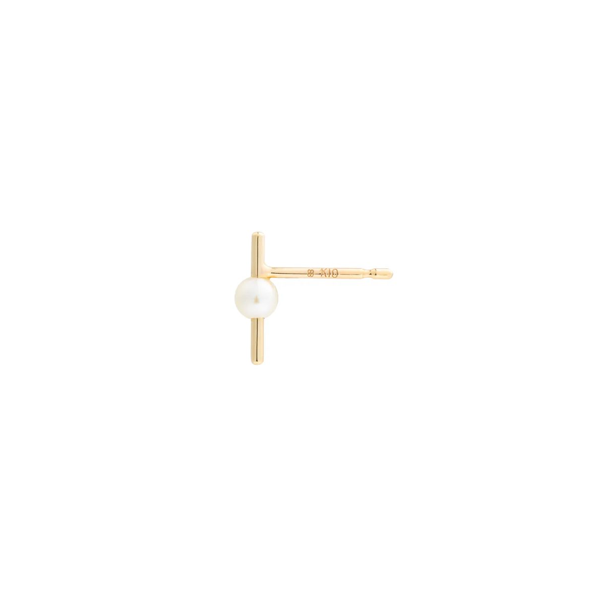 Akoya Pearl Bar Earring - Image 3