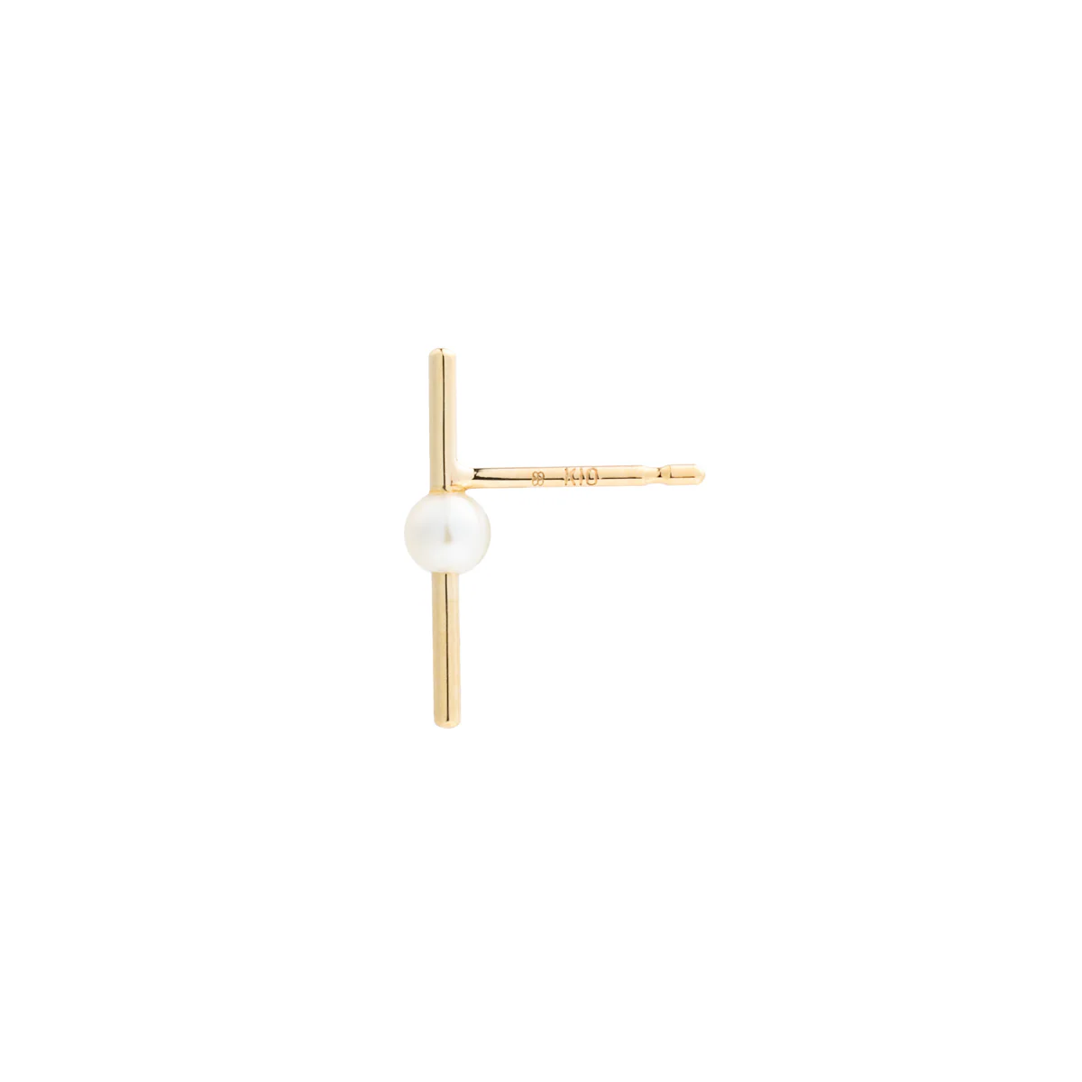 Akoya Pearl Bar Earring - Image 2