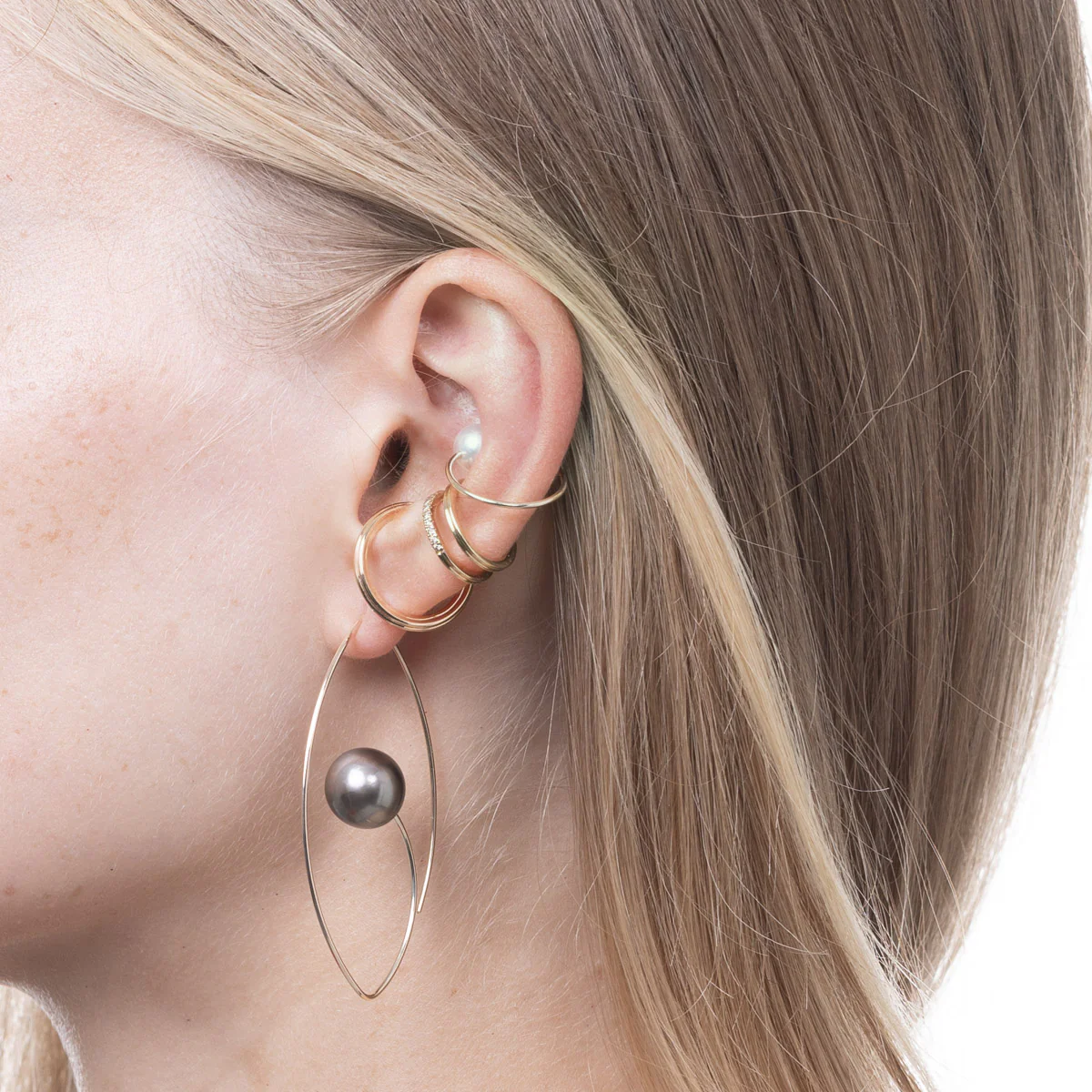 Akoya Pearl Ear Cuff - Image 7