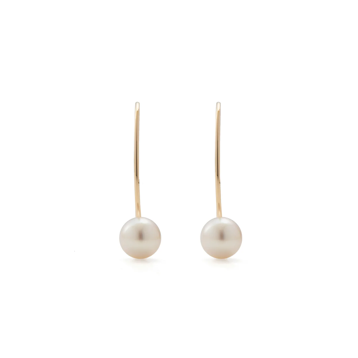 Akoya Pearl U Hook Earring - Image 3