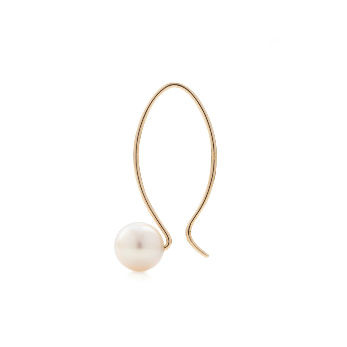 Akoya Pearl U Hook Earring - Image 4