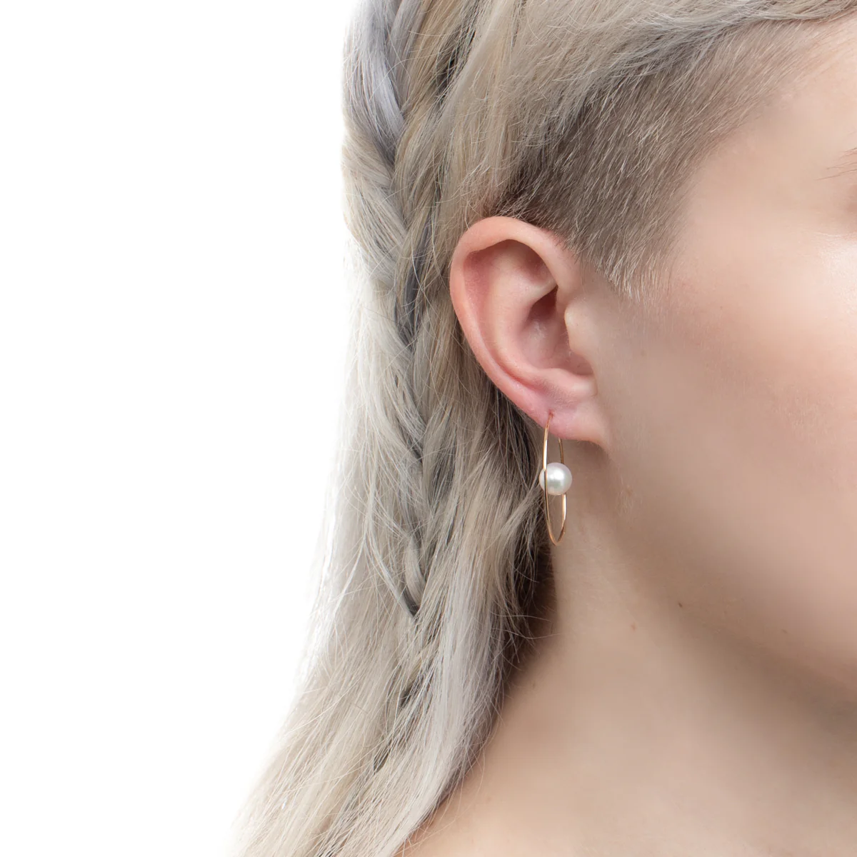 Akoya Pearl Floating Earring - Image 5