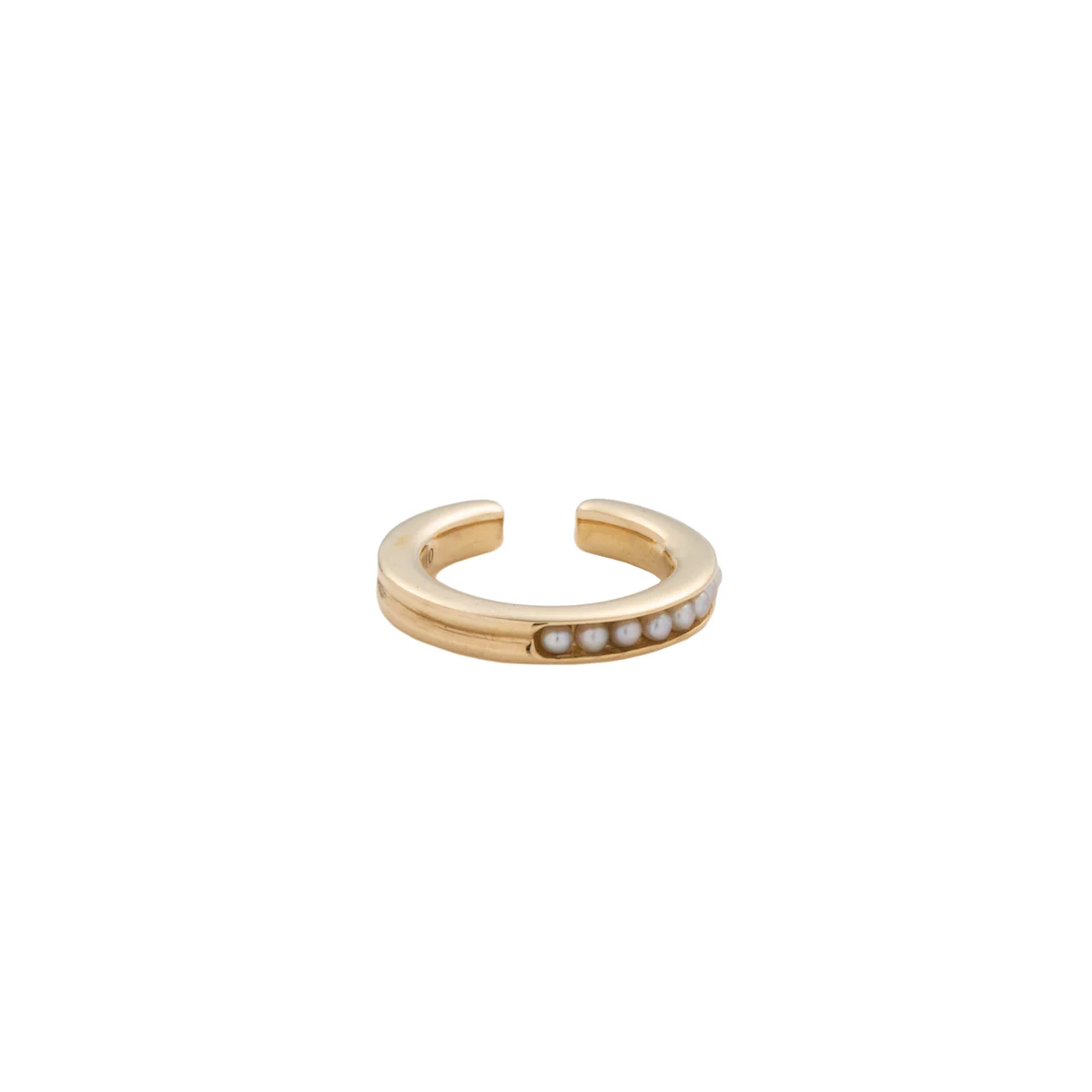 Caviar Pearl Ear Cuff Small size - Image 3