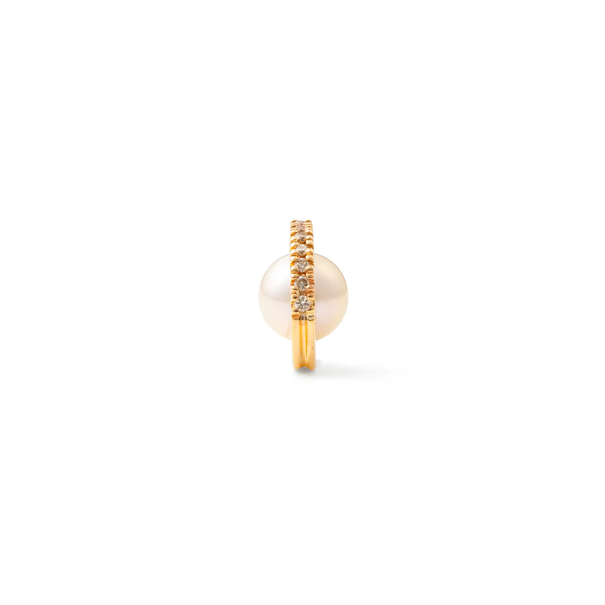 BELUGA Akoya Pearl Diamond Earring Small size - Image 3