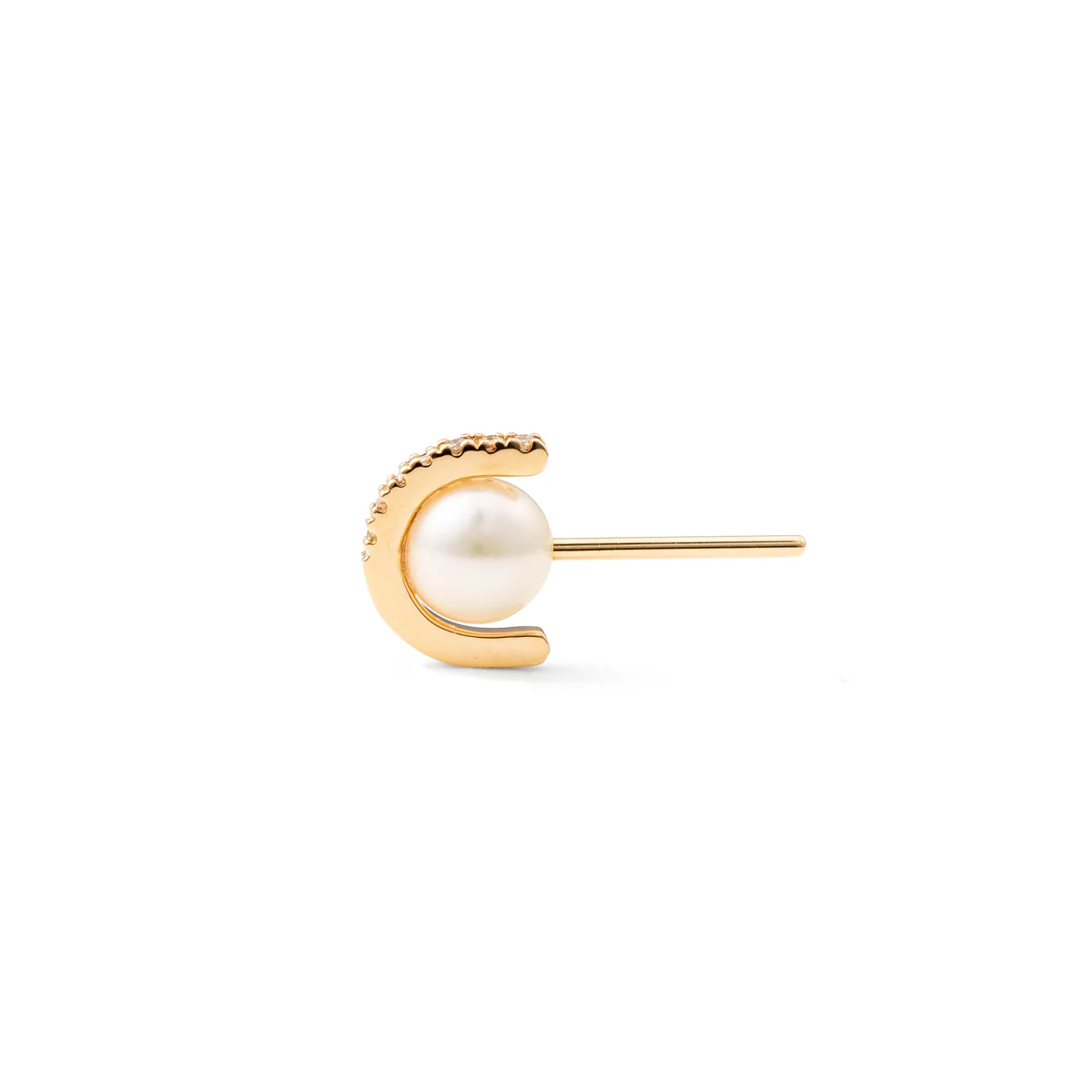 BELUGA Akoya Pearl Diamond Earring Small size - Image 4