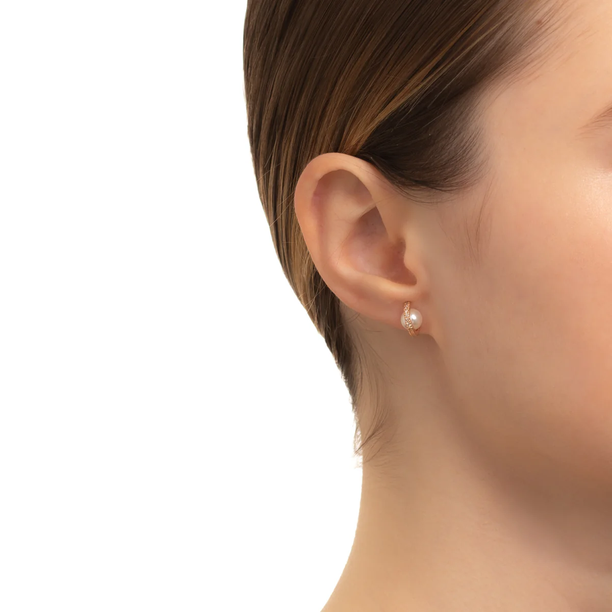 BELUGA Akoya Pearl Diamond Earring Small size - Image 5