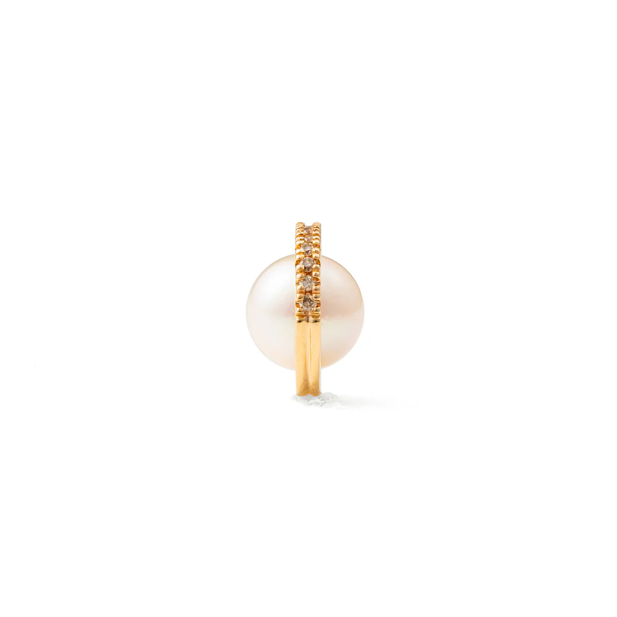 BELUGA Akoya Pearl Diamond Earring Medium size - Image 4
