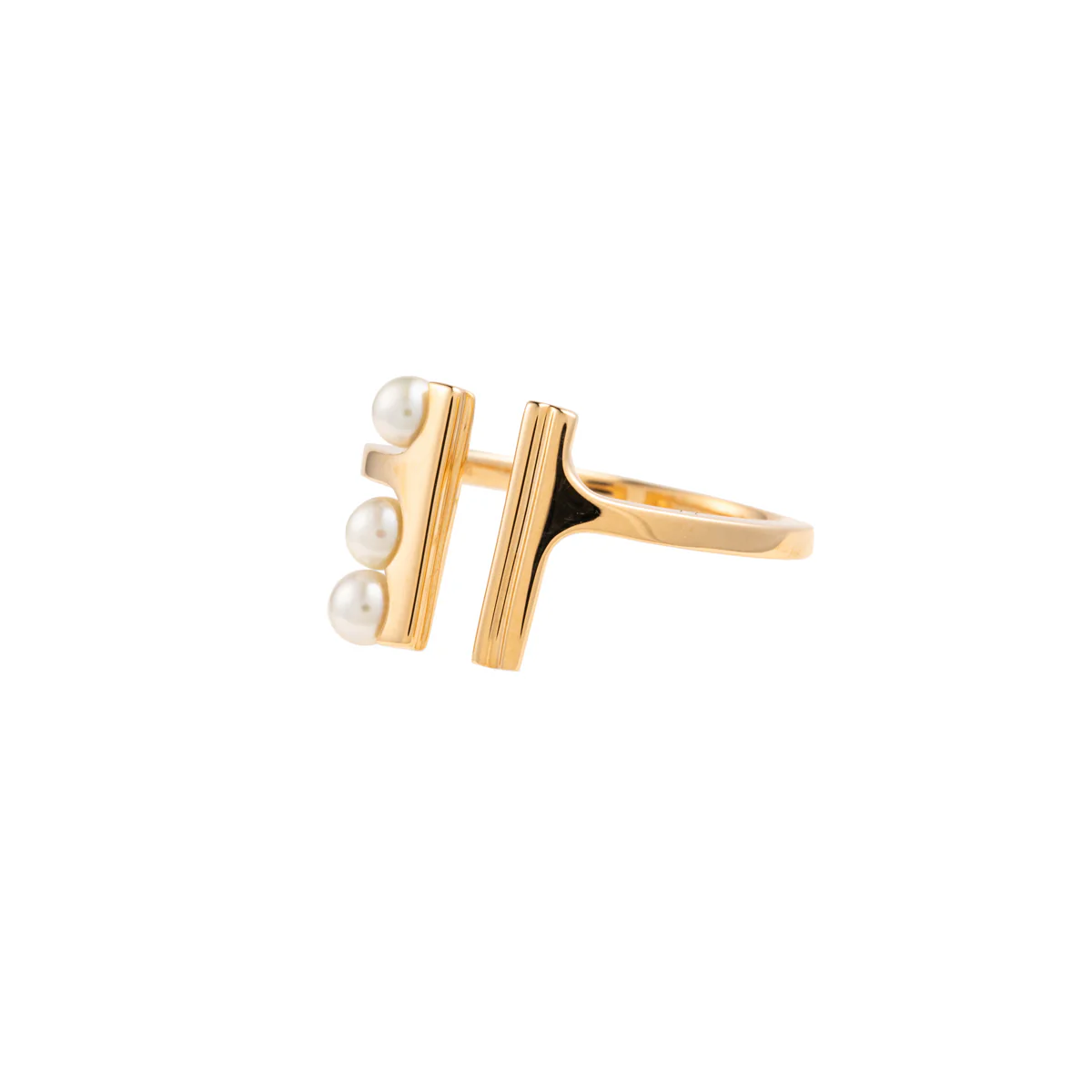 BELUGA Akoya Pearl Cuff Ring - Image 3