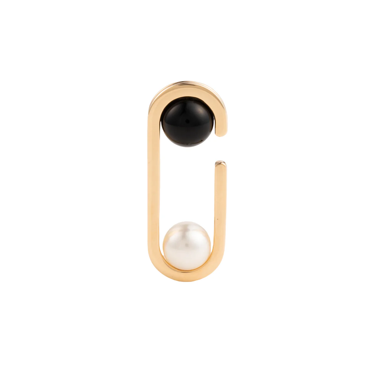 BELUGA Onyx Akoya Pearl Ear Cuff - Image 3