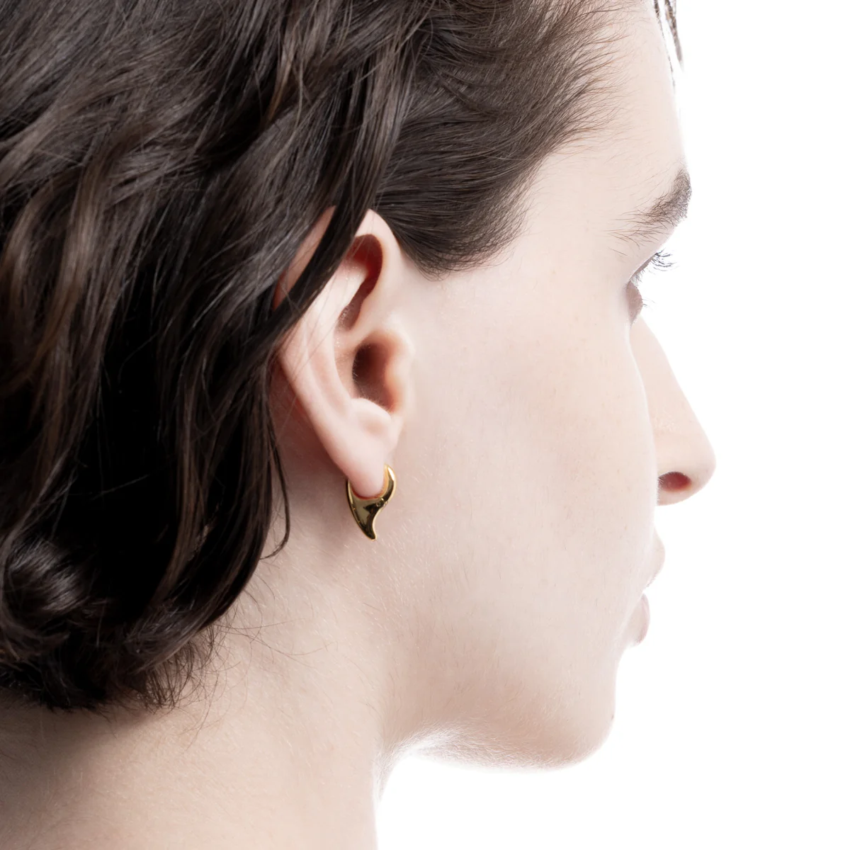 PARAKEET Huggie Earring Gold Plated - Image 4