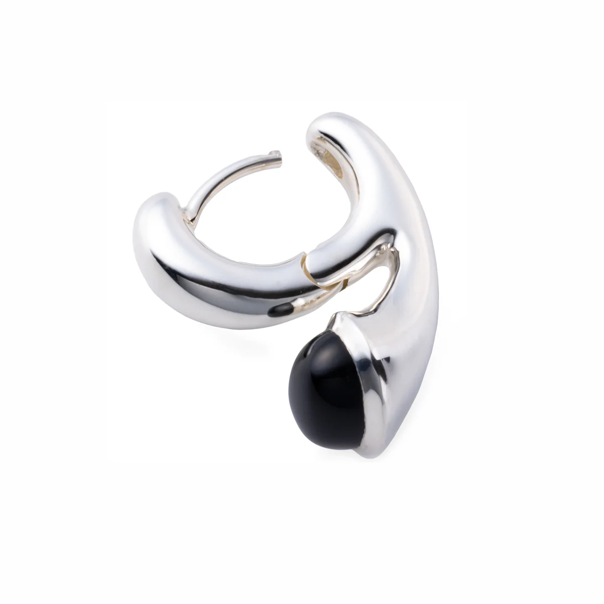 PARAKEET Cabochon Onyx Earring - Image 3
